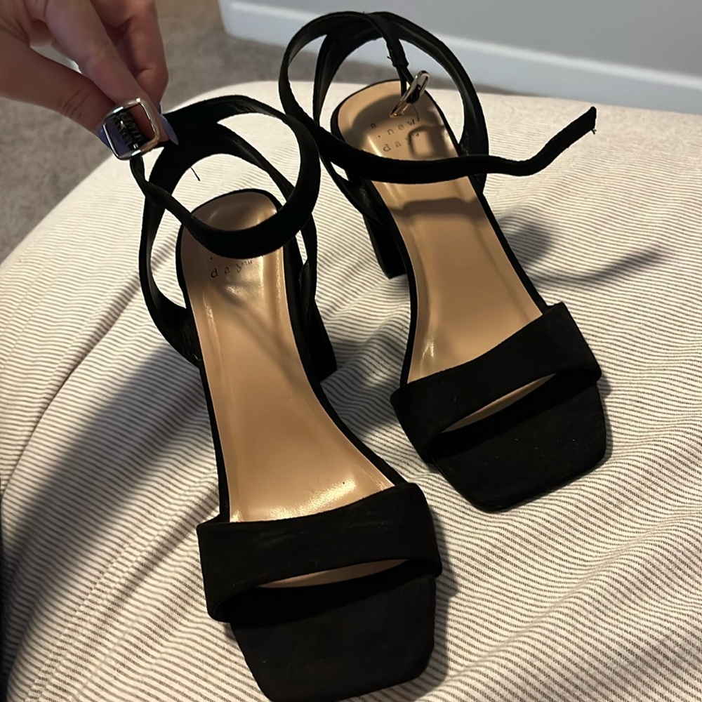 Black heels